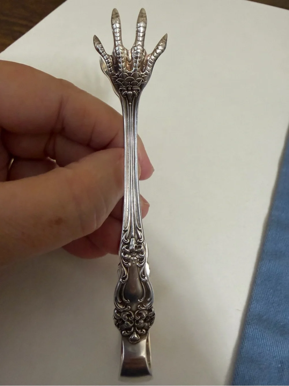 Reed & Barton Silver Sugar Tongs